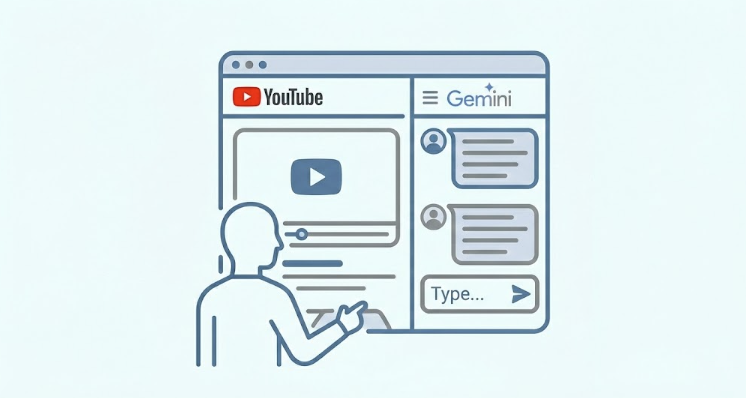 유튜브 영상 AI 요약 도구 제미나이 화면 - 링크 하나로 영상 핵심 내용 정리